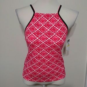 *HP* NWT Jag Sport built-in shelf bra tankini top size medium